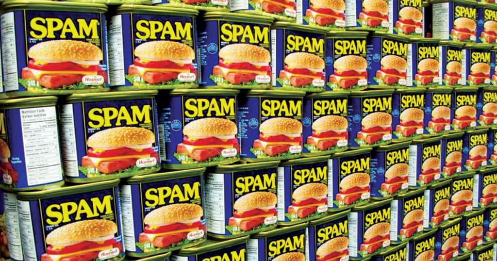 história do email - spam