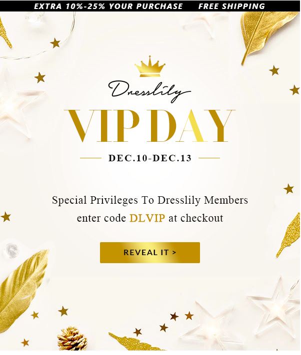 Email Marketing de Natal - Dresslily